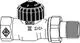 Thermostat-Ventilunterteil von IMI Hydronic Engineering, mit einem vernickelten Gehäuse und Anschlussgewinde, geeignet für Durchgangsanwendungen.